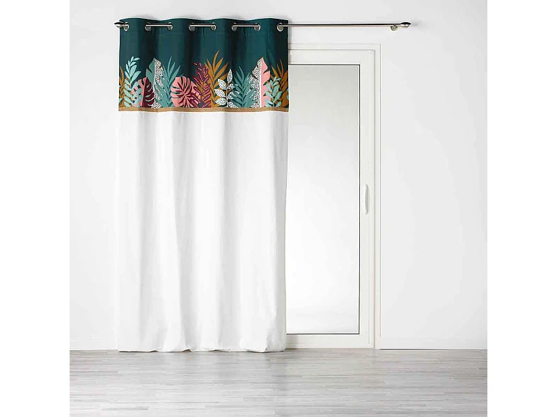 Rideau à Œillets "Jacala" 140x240cm Bleu