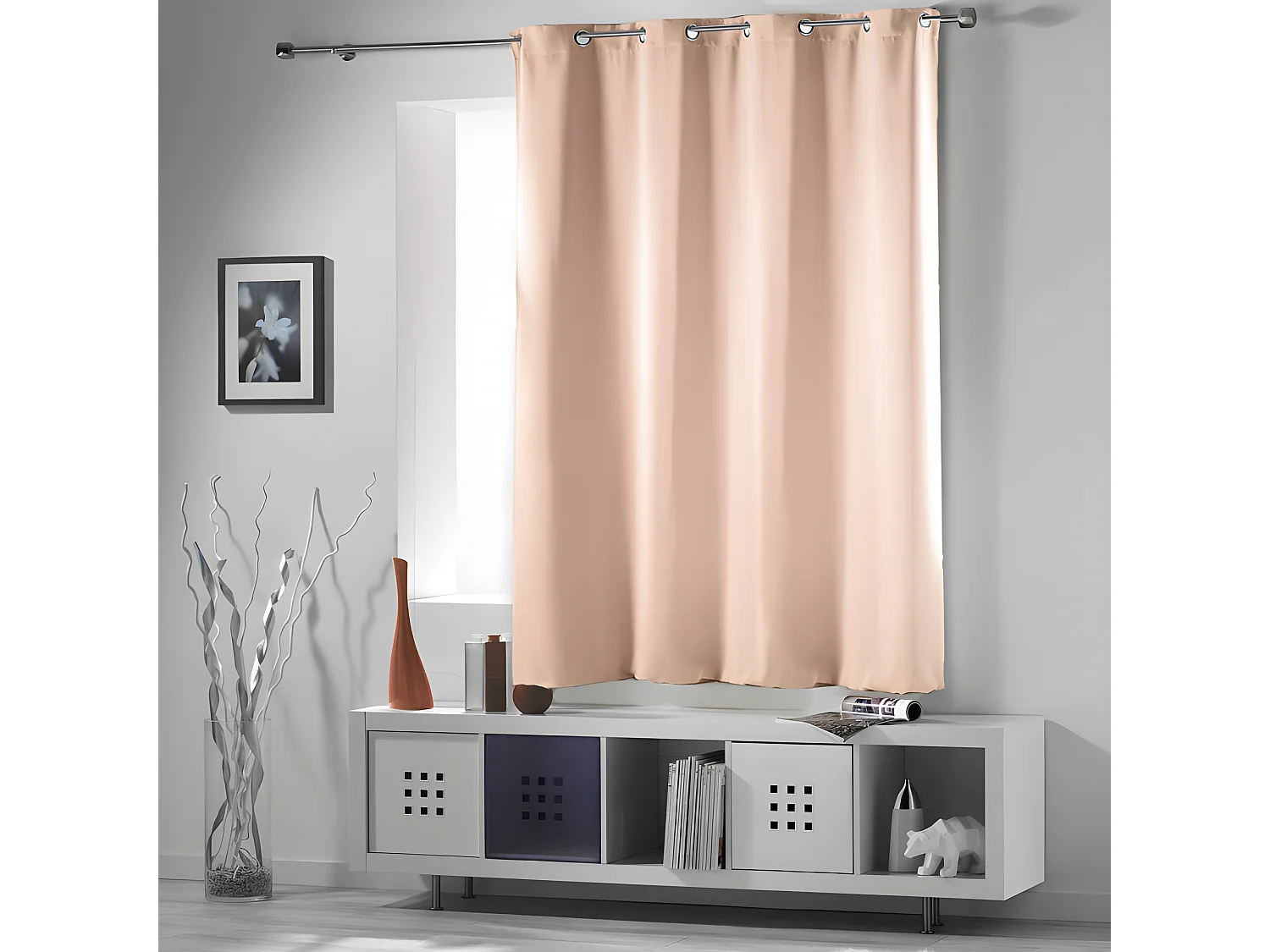 Rideau Occultant "Occult" 135x180cm Nude