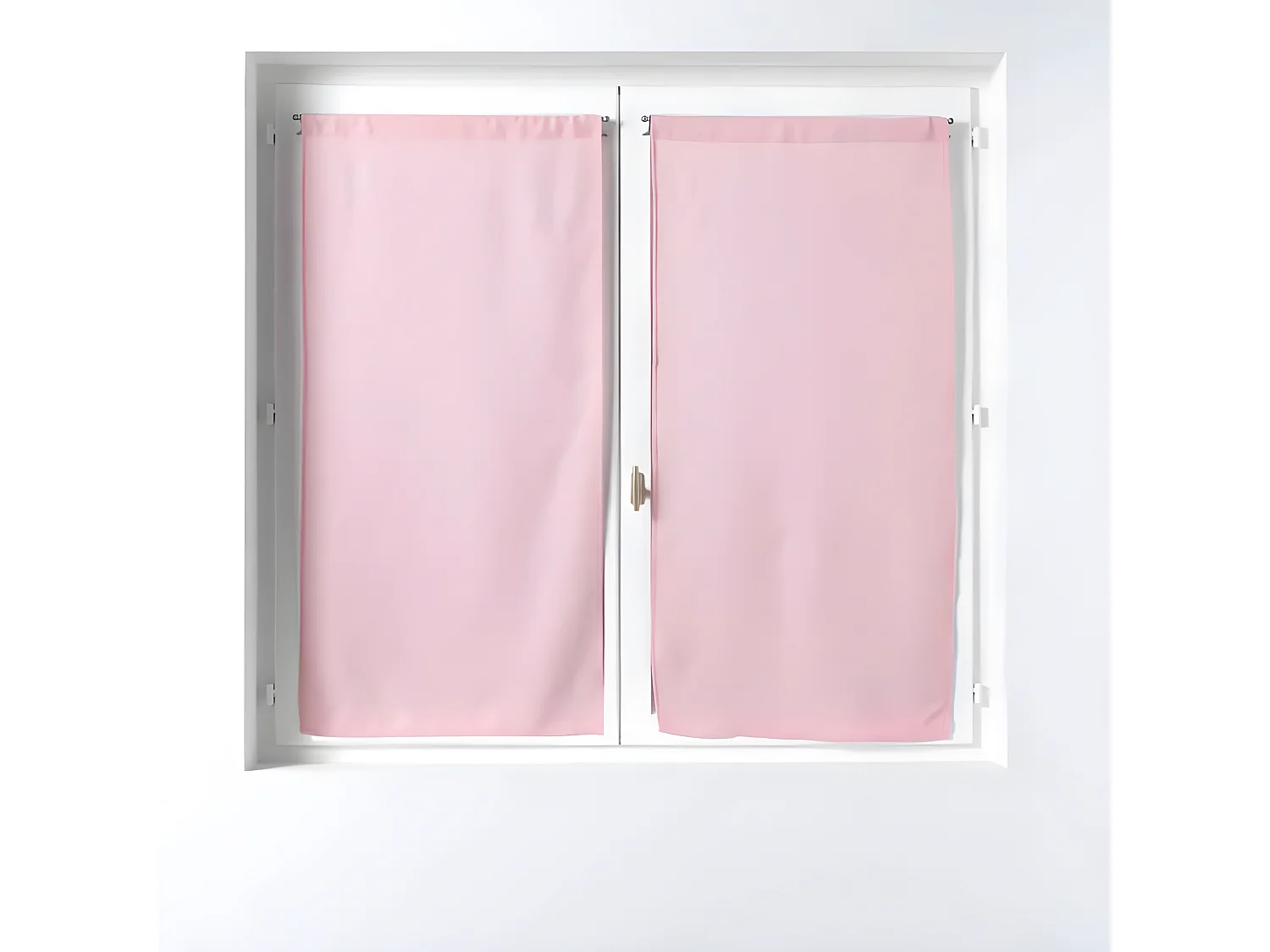 Paire de Voilages "Soane" 60x160cm Rose
