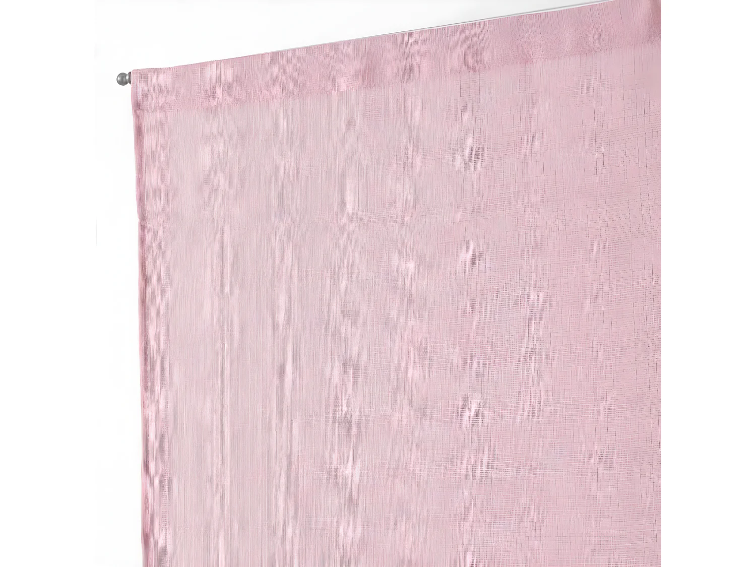 Paire de Voilages "Soane" 60x160cm Rose