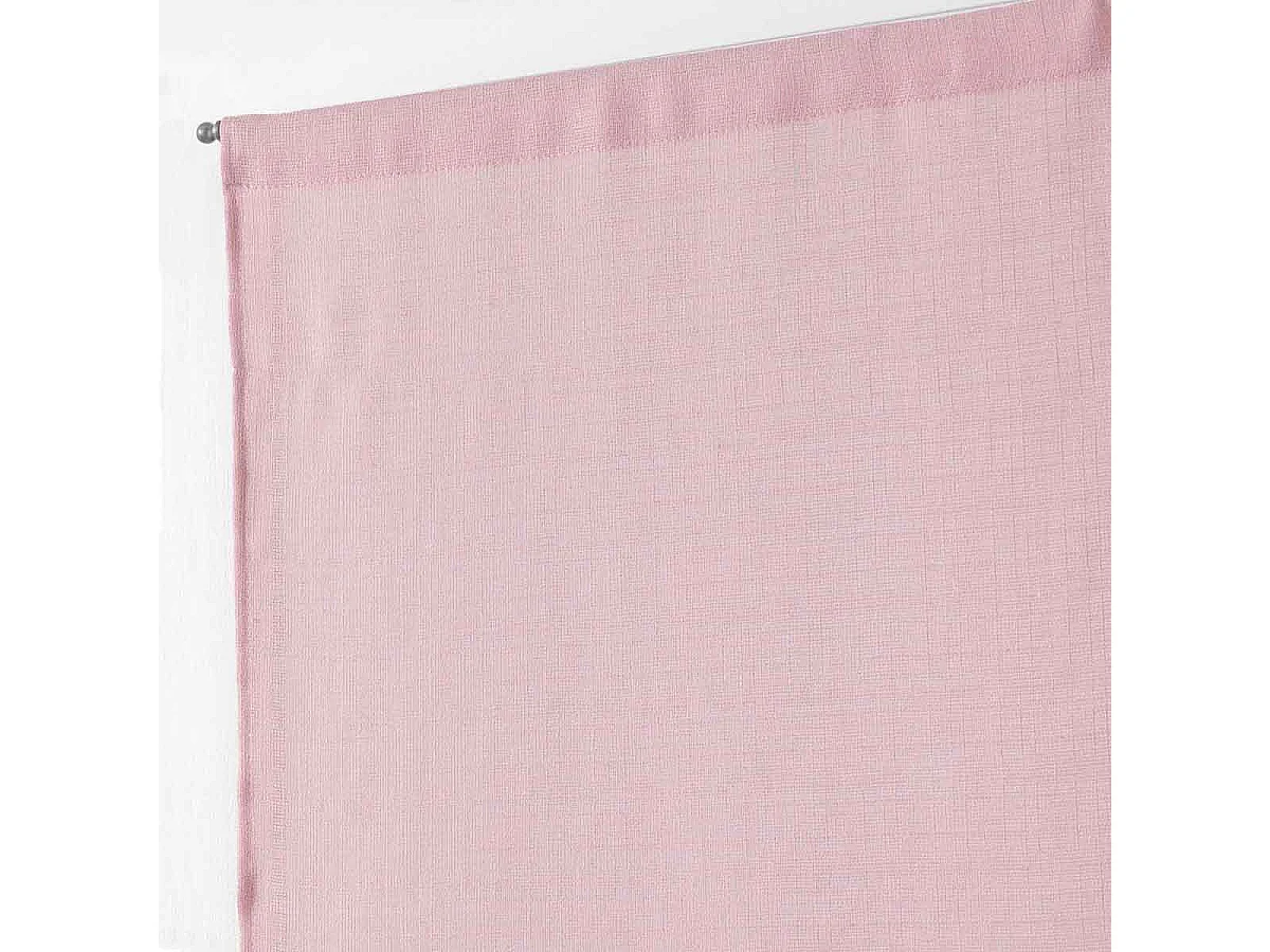 Paire de Voilages "Soane" 60x160cm Rose