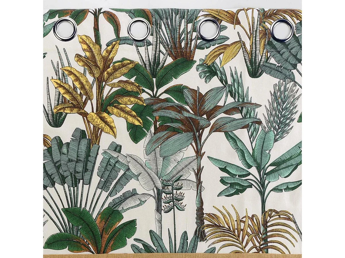 Rideau à Œillets "Balinesia" 140x240cm Naturel