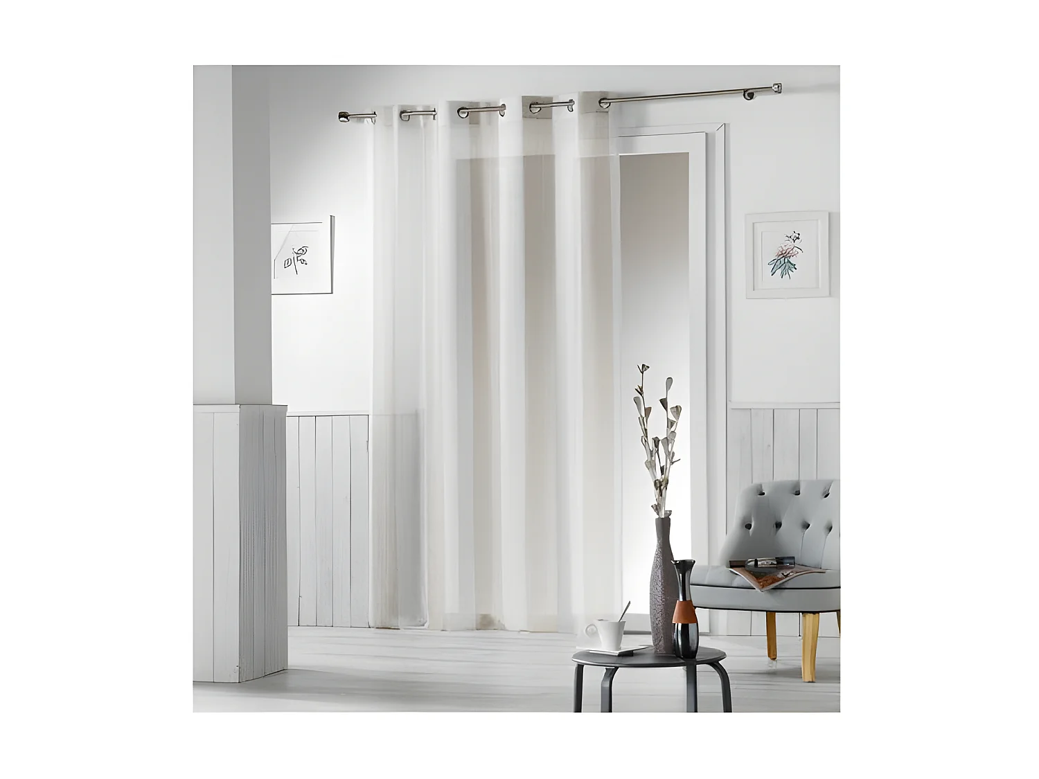 Rideau Voilage "Alia" 140x240cm Lin