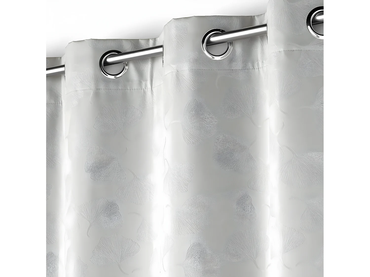 Rideau Occultant "Lunella" 140x260cm Gris