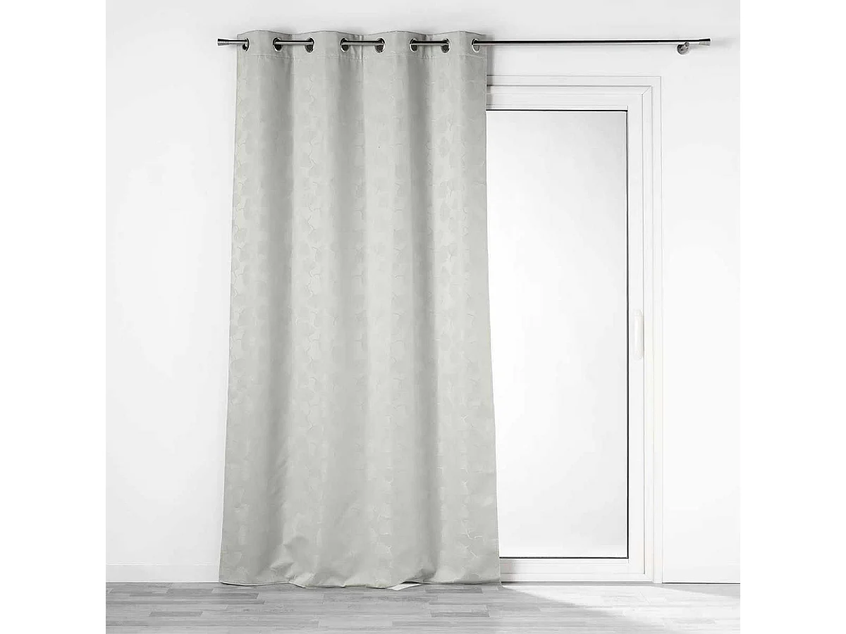 Rideau Occultant "Lunella" 140x260cm Gris