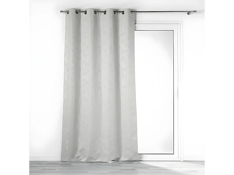 Rideau Occultant "Lunella" 140x260cm Gris