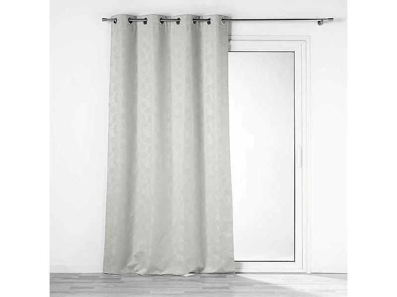 Rideau Occultant "Lunella" 140x260cm Gris