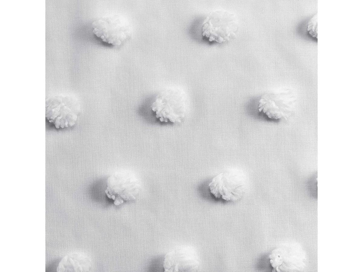 Rideau Voilage à Œillets "Mélusine" 140x240cm Blanc