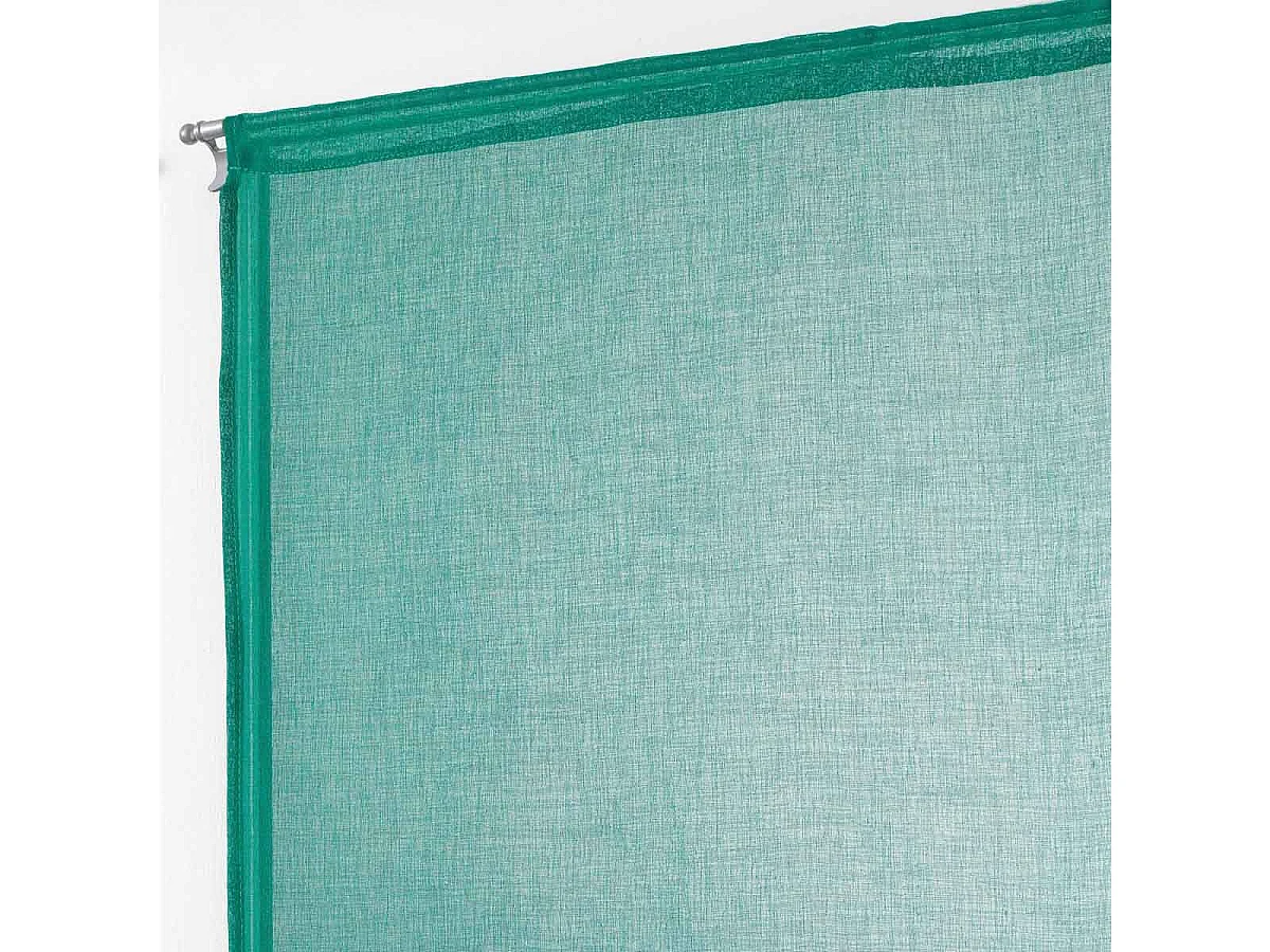 Paire de Voilages "Sandra" 60x120cm Émeraude