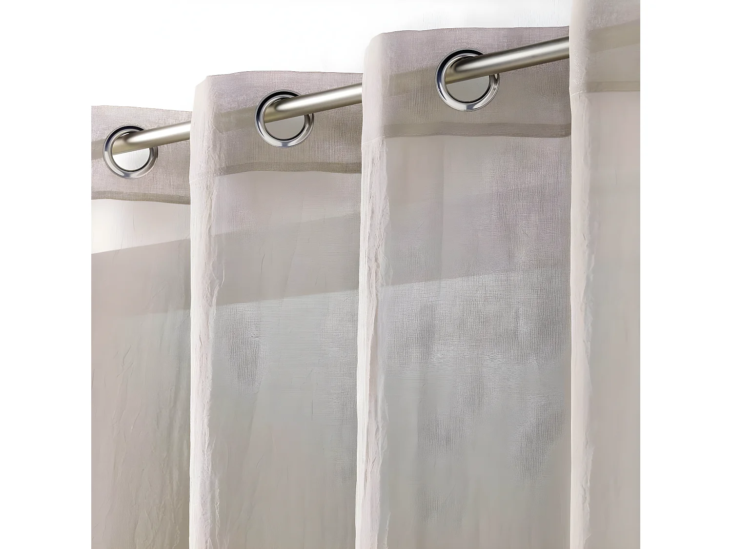 Rideau Voilage "Telma" 140x240cm Taupe