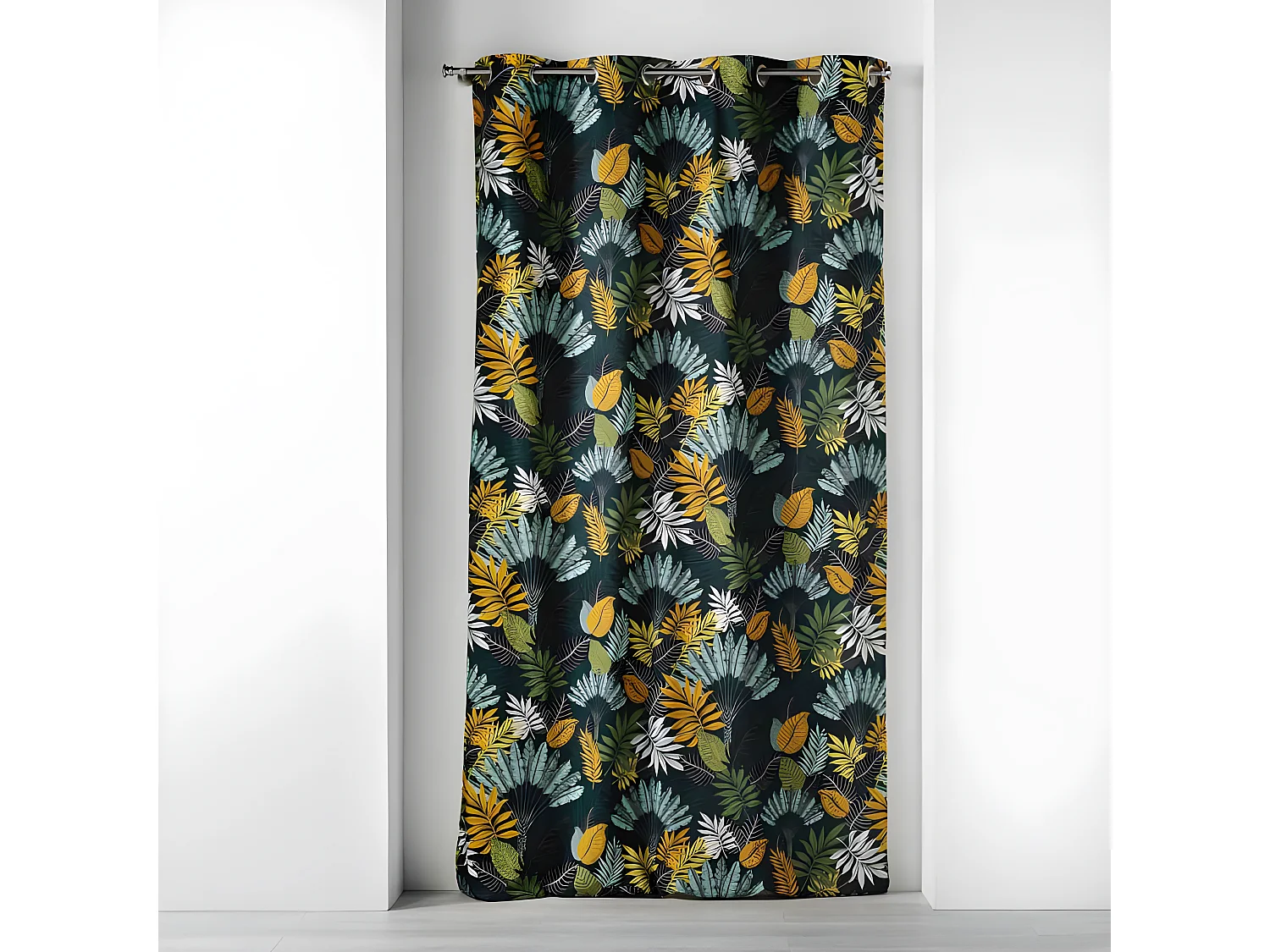 Rideau à Œillets Imprimé "Panazio" 140x240cm Bleu