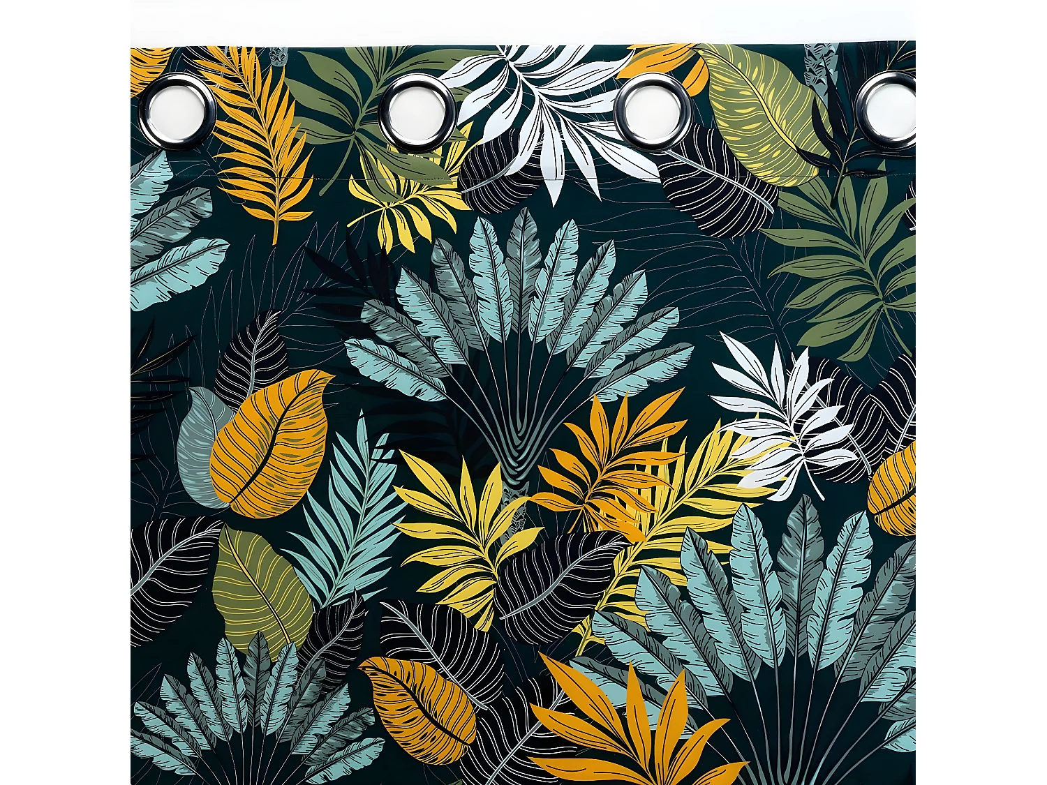 Rideau à Œillets Imprimé "Panazio" 140x240cm Bleu