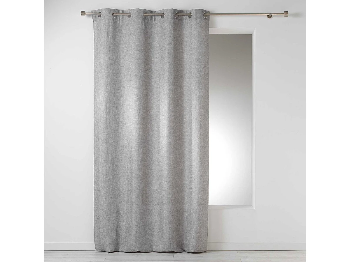 Rideau à Oeillets "Select" 140x260cm Gris