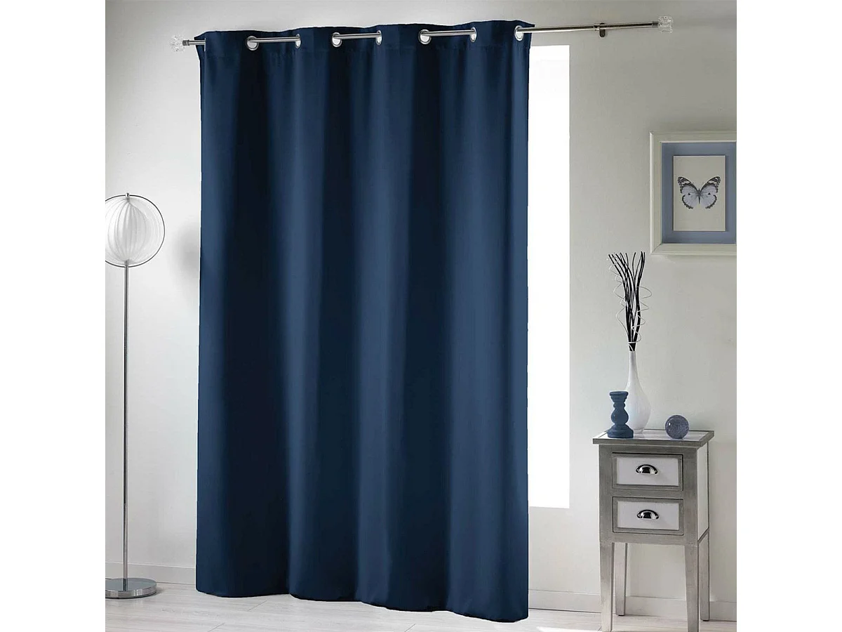 Rideau Occultant "Occult" 135x240cm Bleu Navy