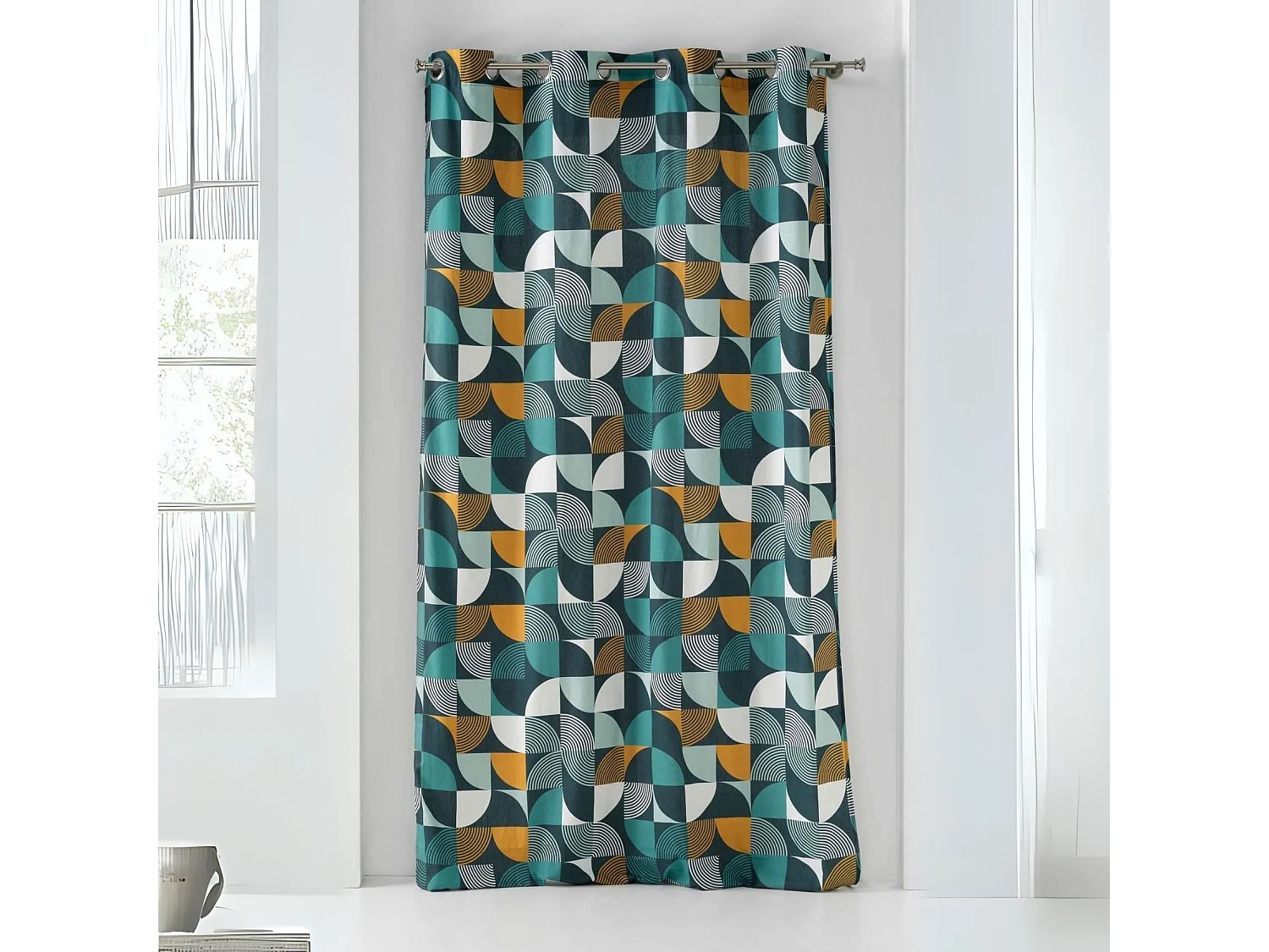 Cortina de moda geométrica 140 x 240 cm