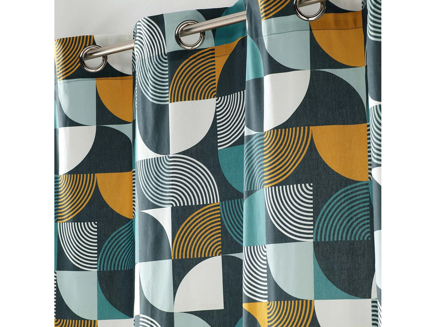 Cortina de moda geométrica 140 x 240 cm