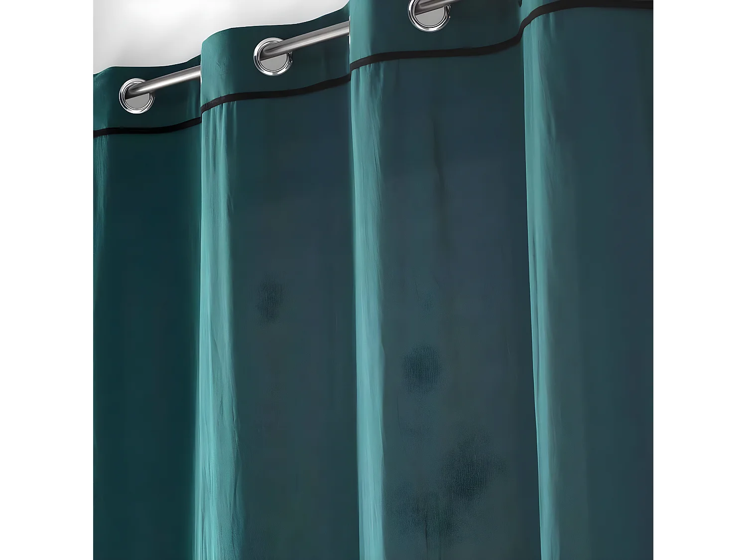 Rideau à Œillets "Linette" 135x240cm Pétrole