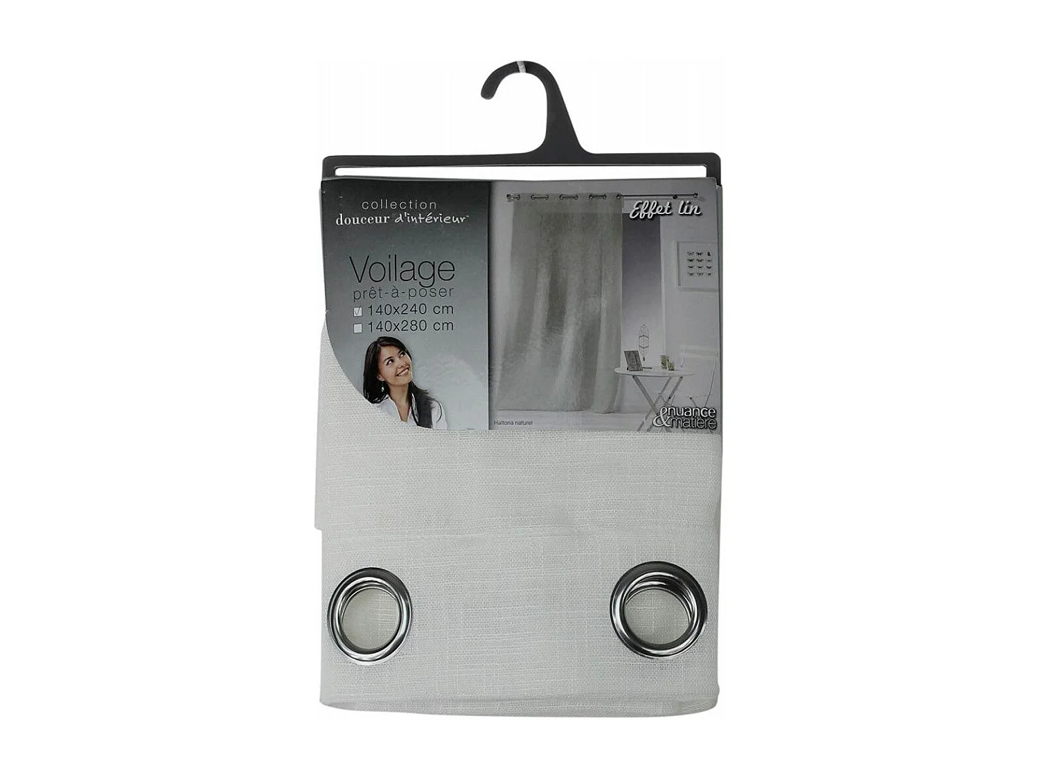 Rideau Voilage "Haltona" 140x240cm Naturel