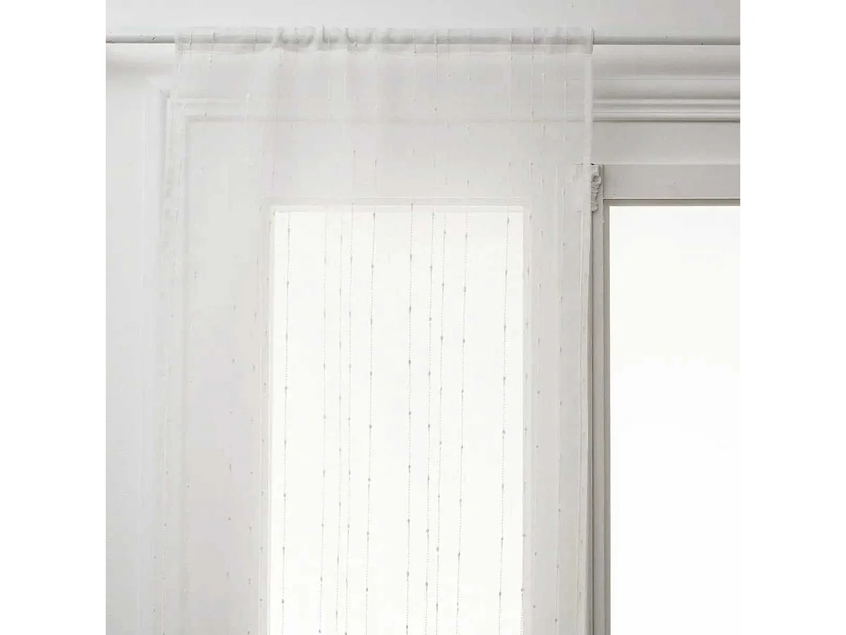 Paire de Voilages "Anissa" 60x90cm Blanc