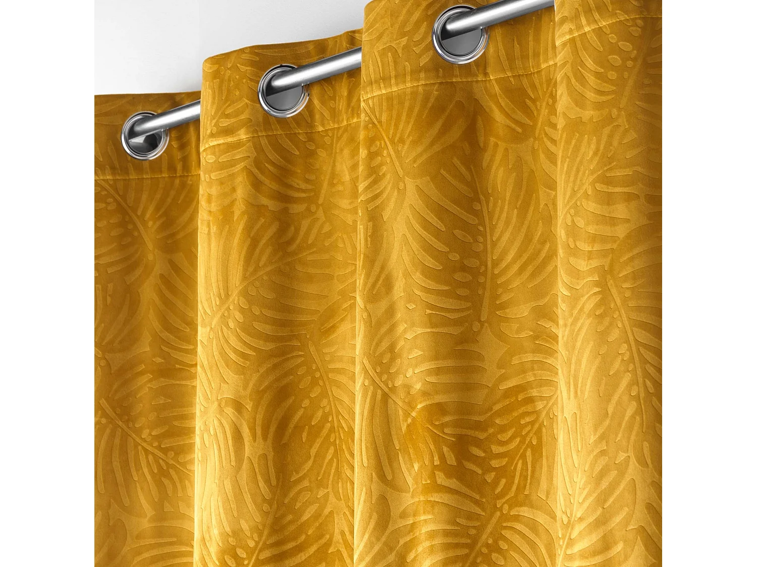 Rideau Occultant "Analia" 140x240cm Ocre