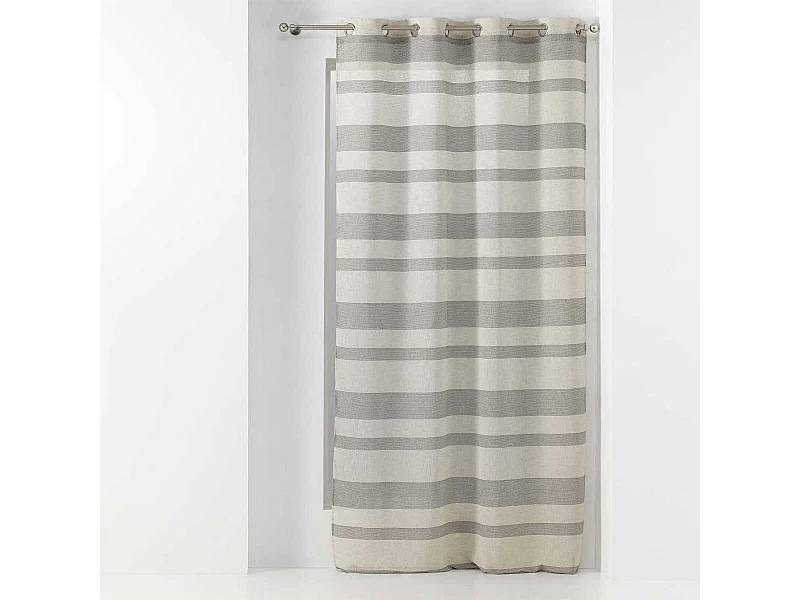 Rideau Voilage à Œillets "Palerma" 140x280cm Sable