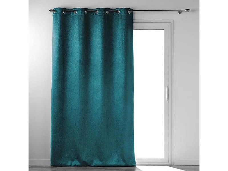 Rideau Occultant "Anthea" 135x240cm Pétrole