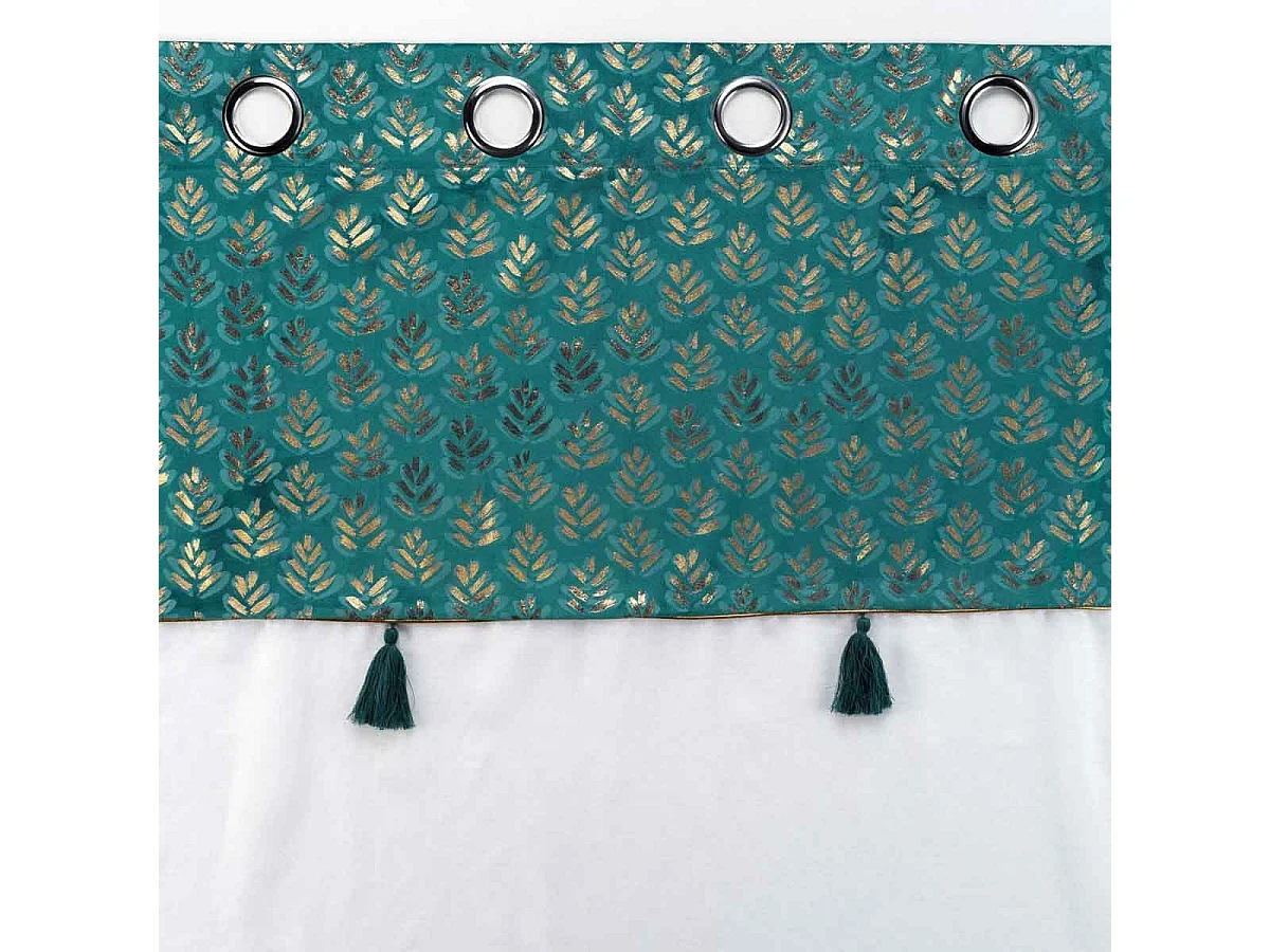 Rideau Voilage à Œillets "Evie" 140x240cm Bleu