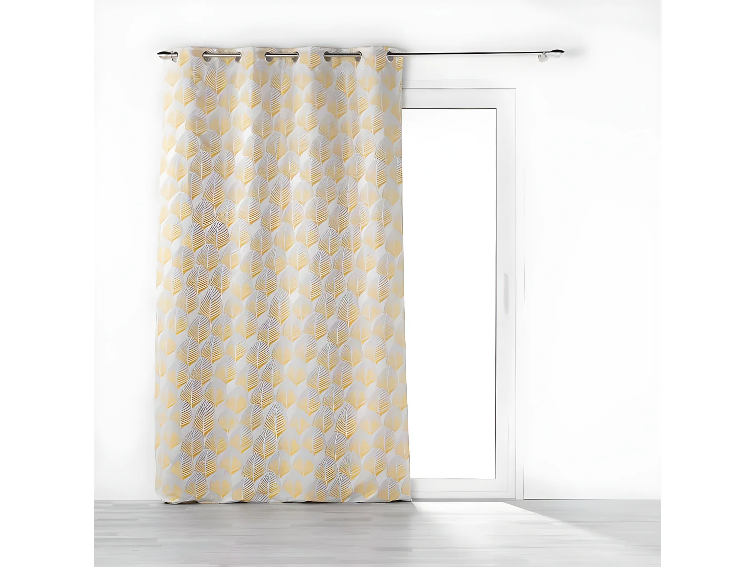 Rideau à Œillets "Floriani" 140x260cm Jaune