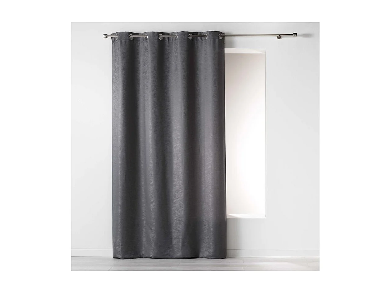 Rideau Uni "Riad" 140x260cm Gris Anthracite