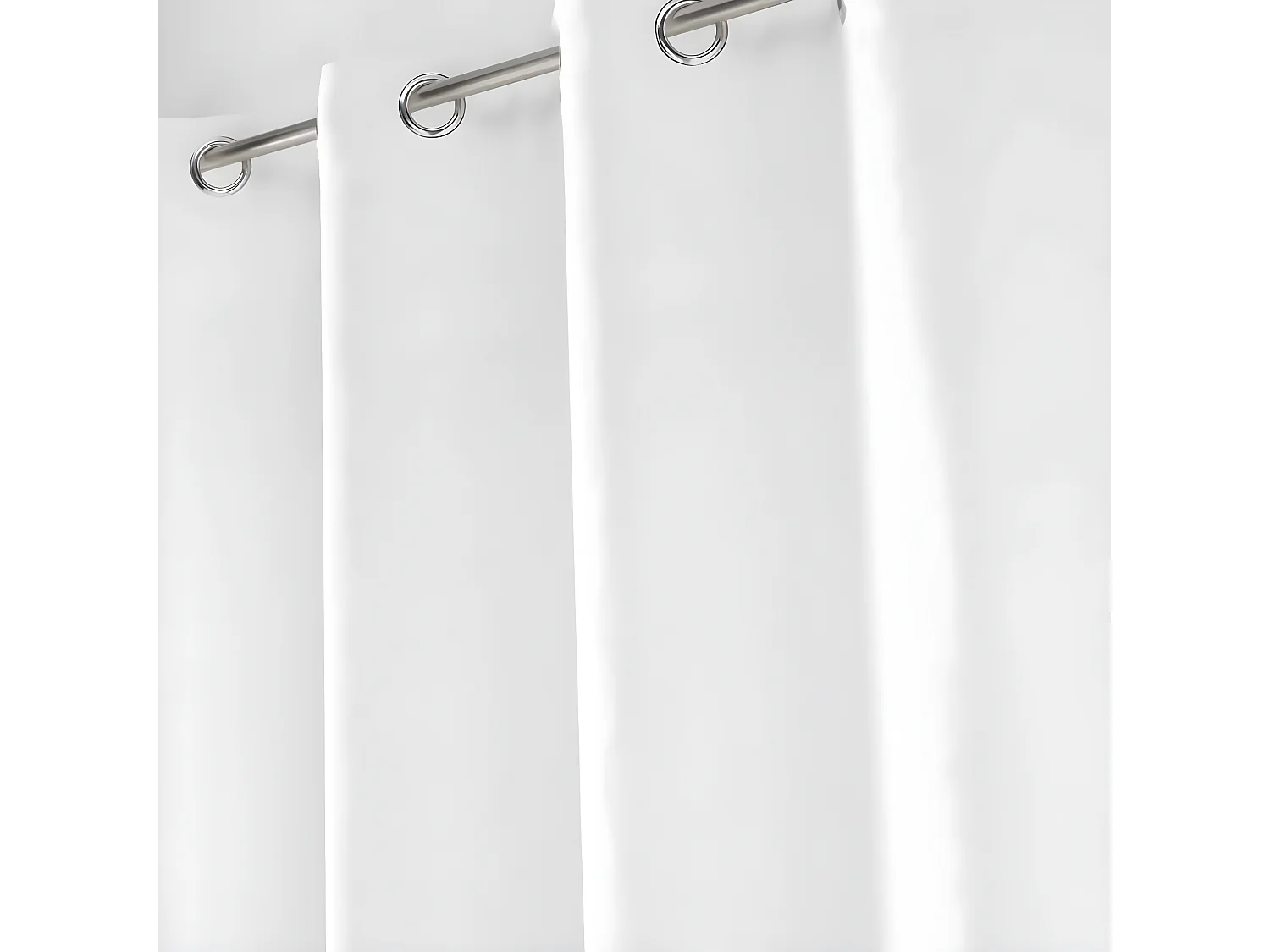 Rideau Voilage à Œillets "Soane" 140x240cm Blanc