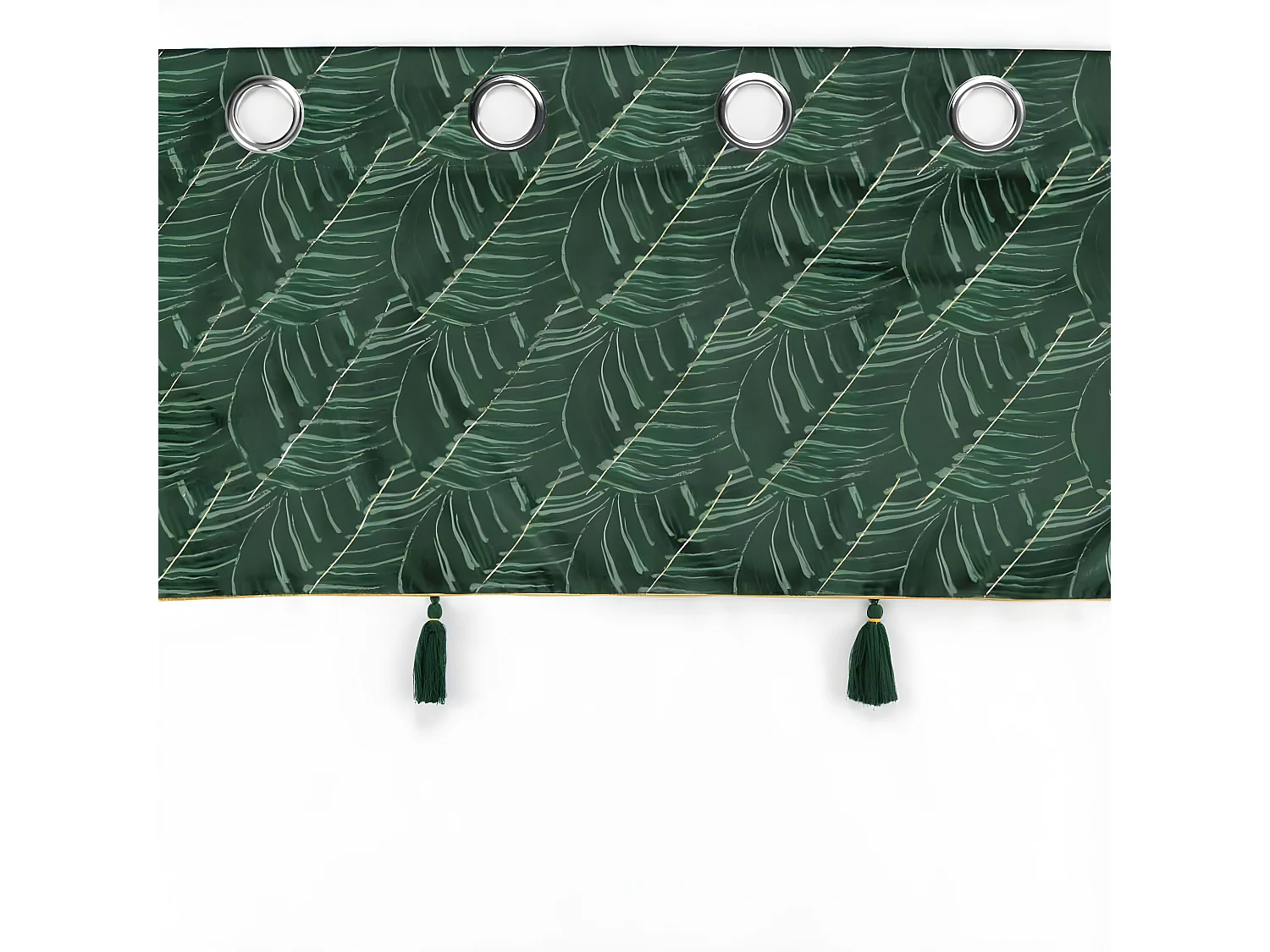 Rideau Voilage à Œillets "Palmina" 140x240cm Vert