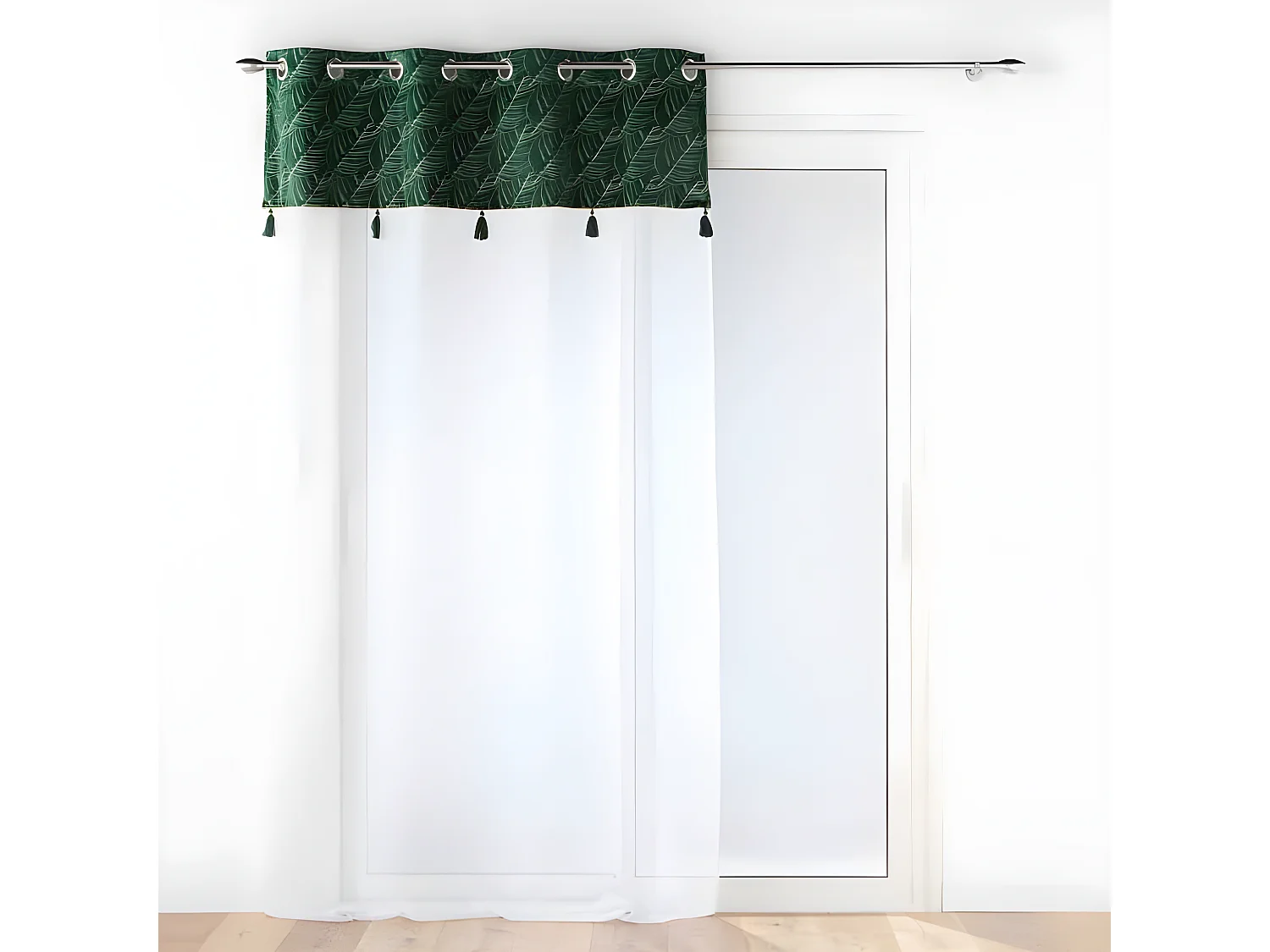 Rideau Voilage à Œillets "Palmina" 140x240cm Vert