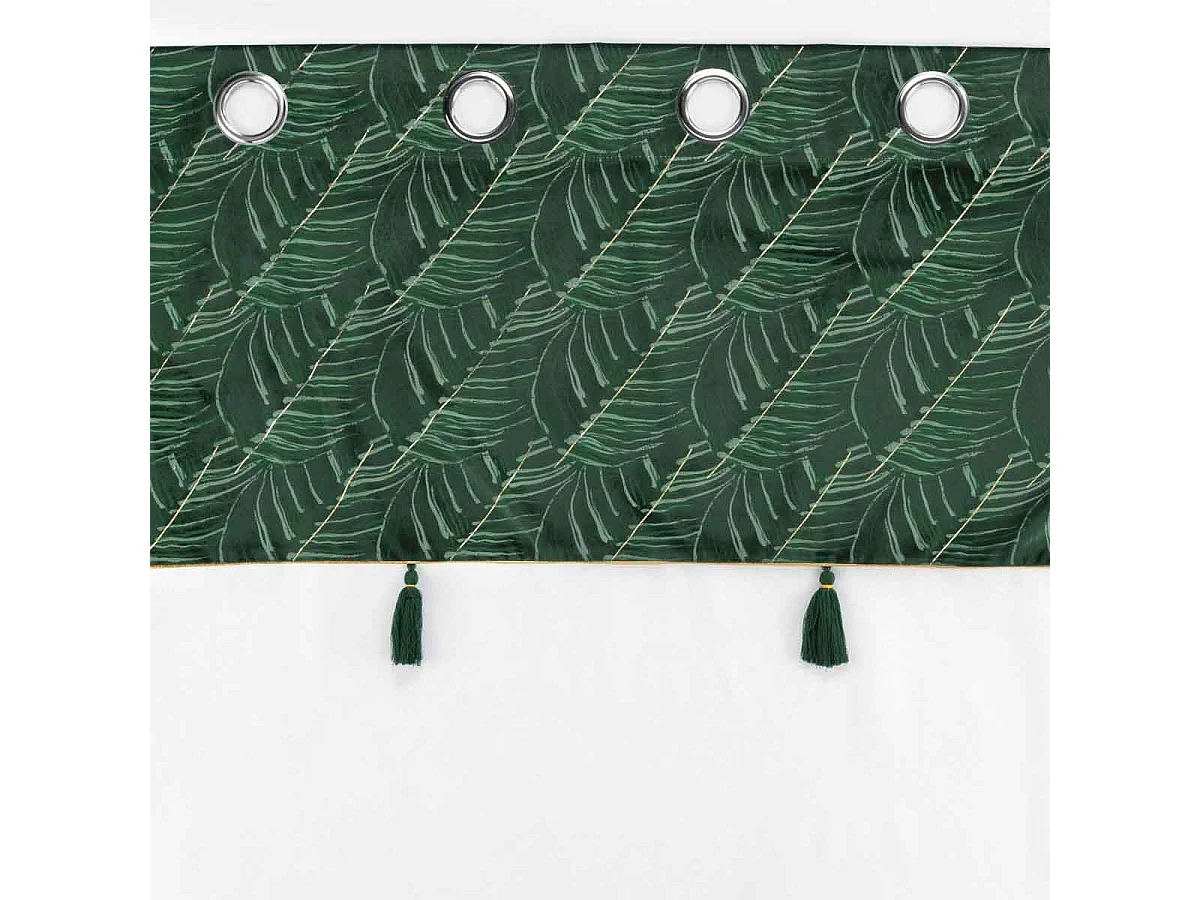 Rideau Voilage à Œillets "Palmina" 140x240cm Vert