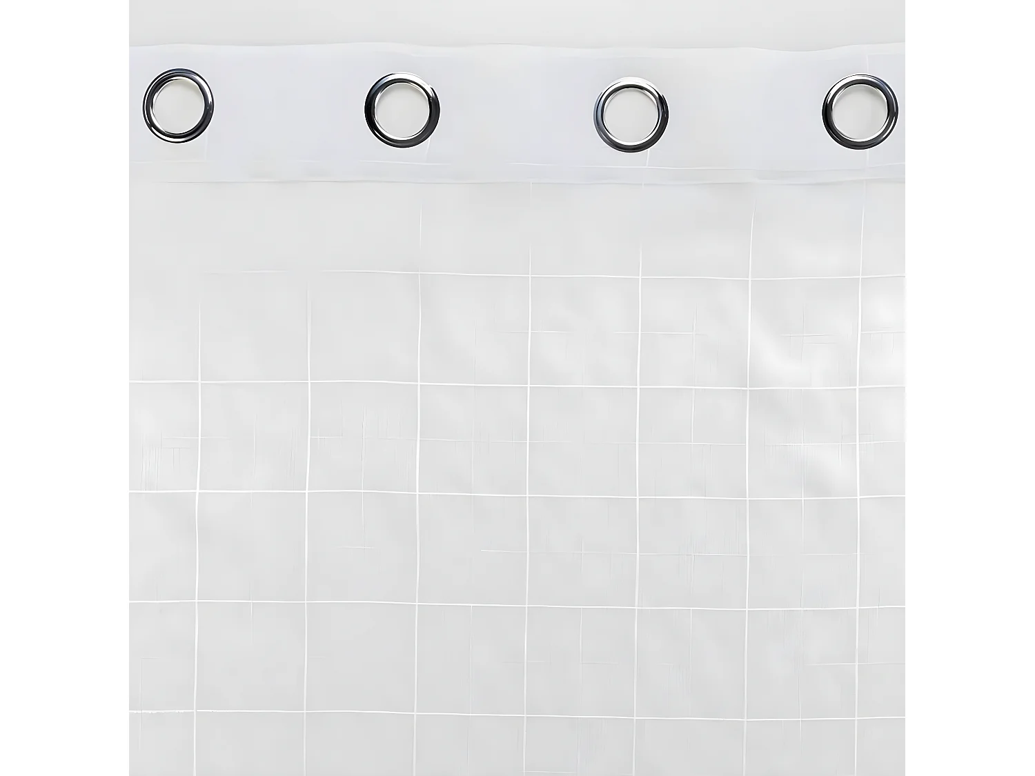 Rideau Voilage à Œillets "Eulalie" 140x240cm Blanc