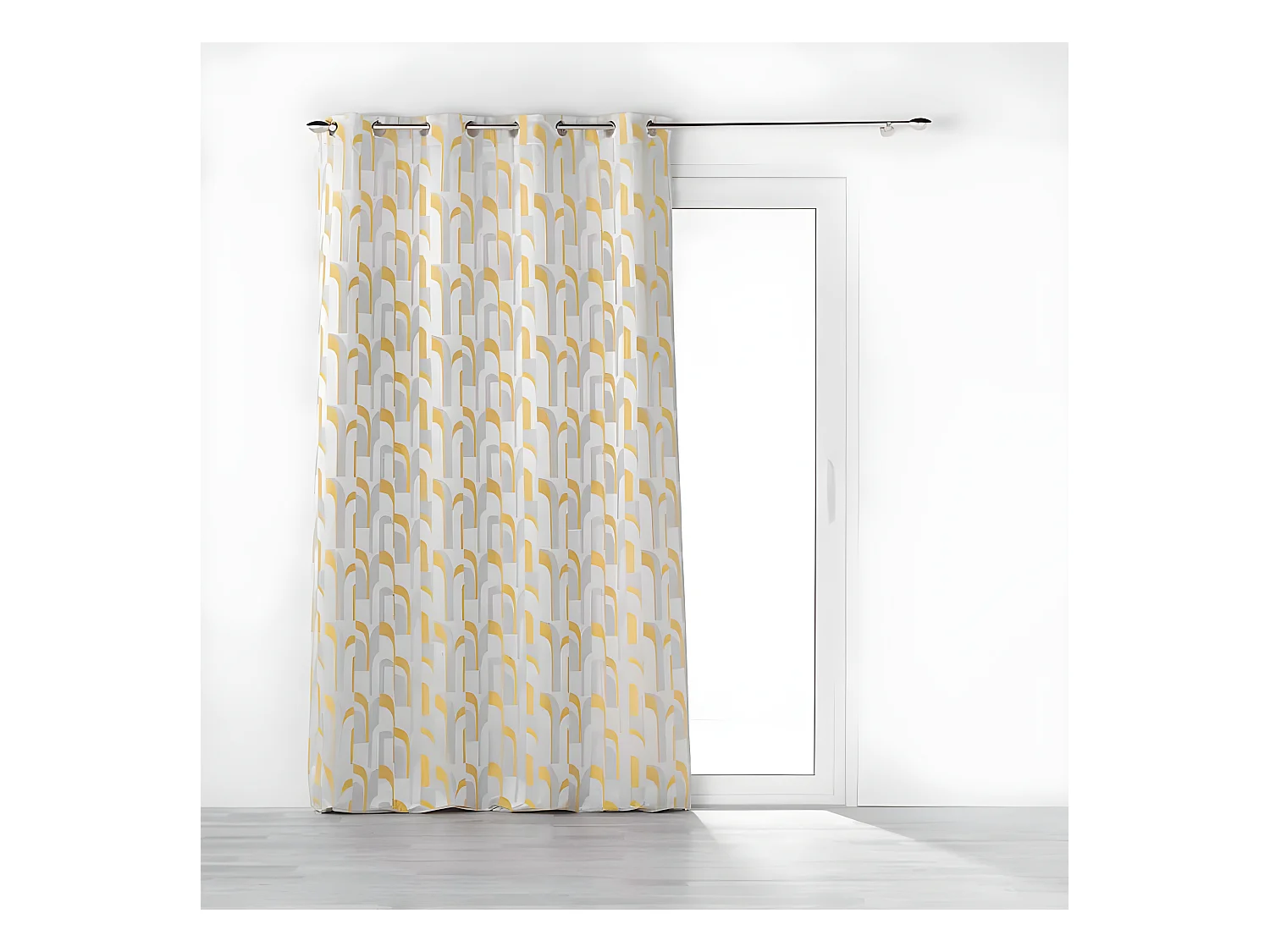 Rideau à Œillets "Médicis" 140x260cm Jaune