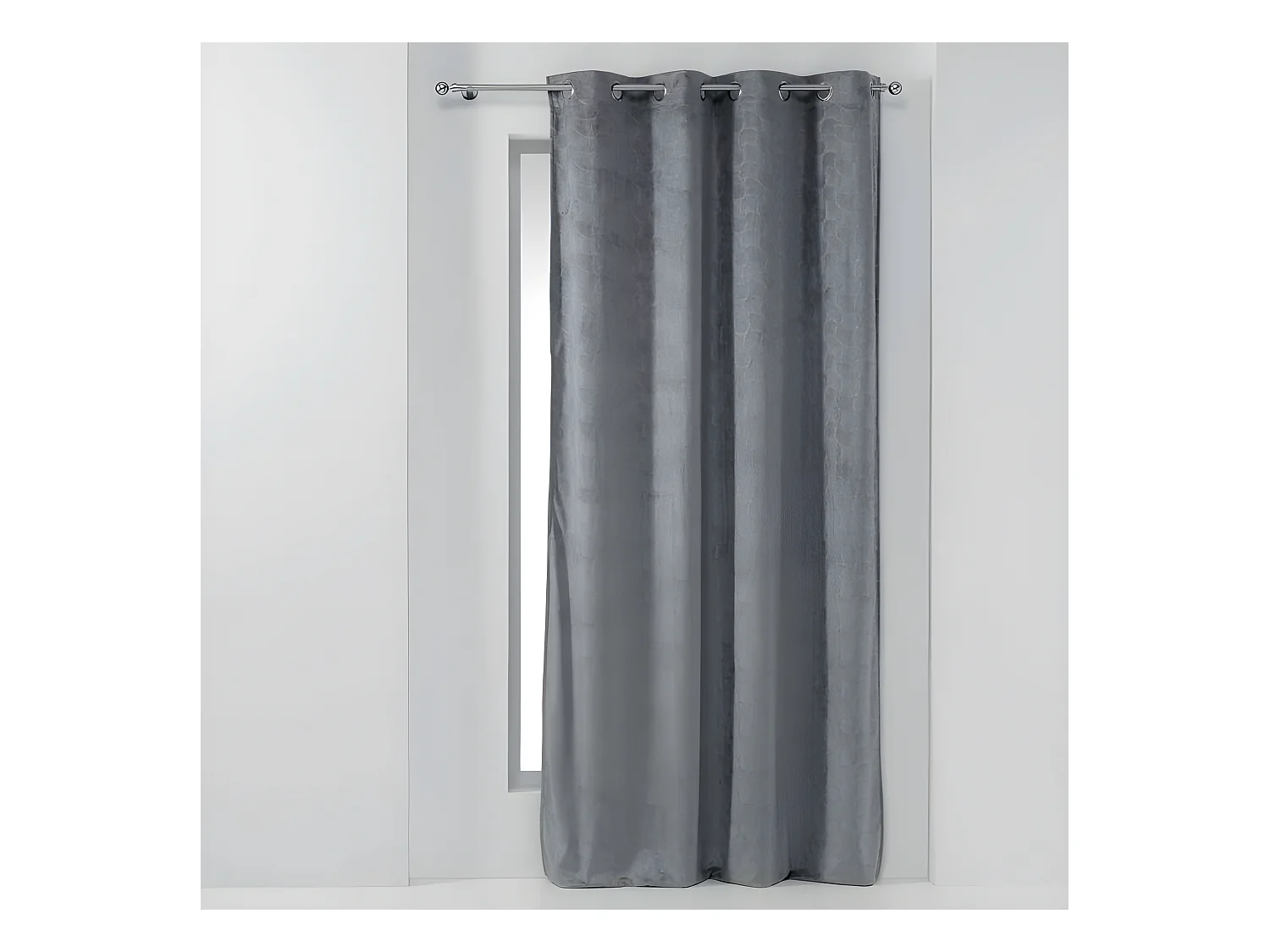 Rideau Occultant "Adrina" 140x280cm Anthracite