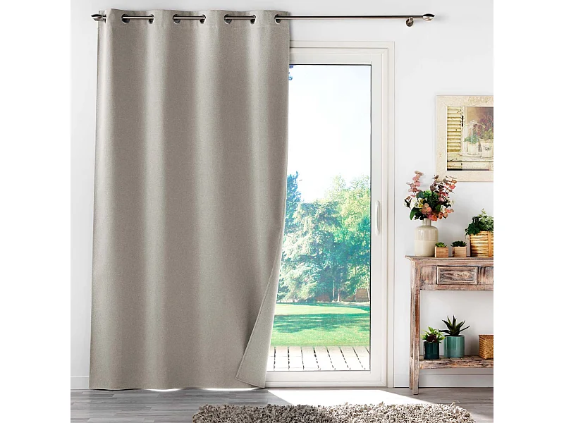 Cortina oscurecedora y aislante para muebles