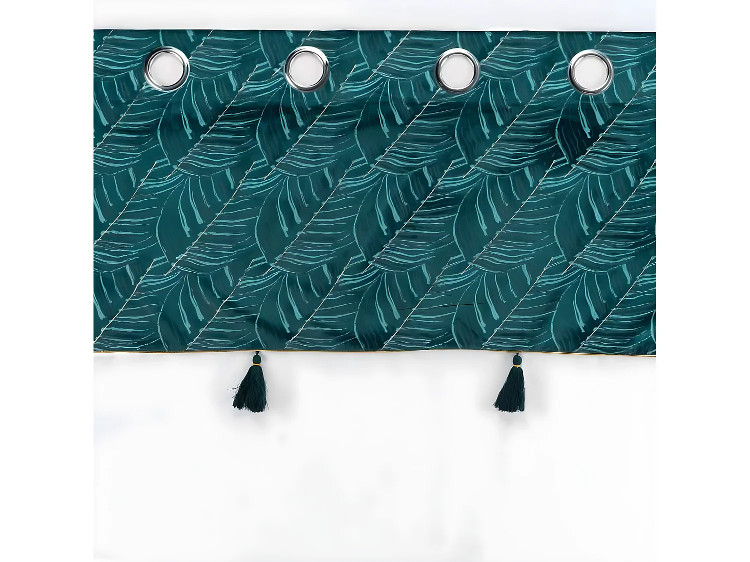 Rideau Voilage à Œillets "Palmina" 140x240cm Bleu