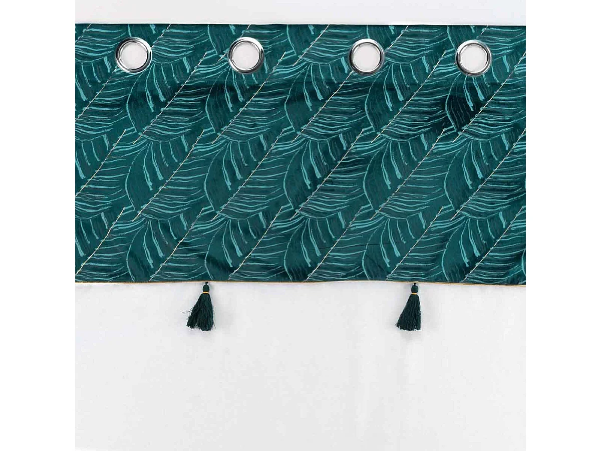 Rideau Voilage à Œillets "Palmina" 140x240cm Bleu