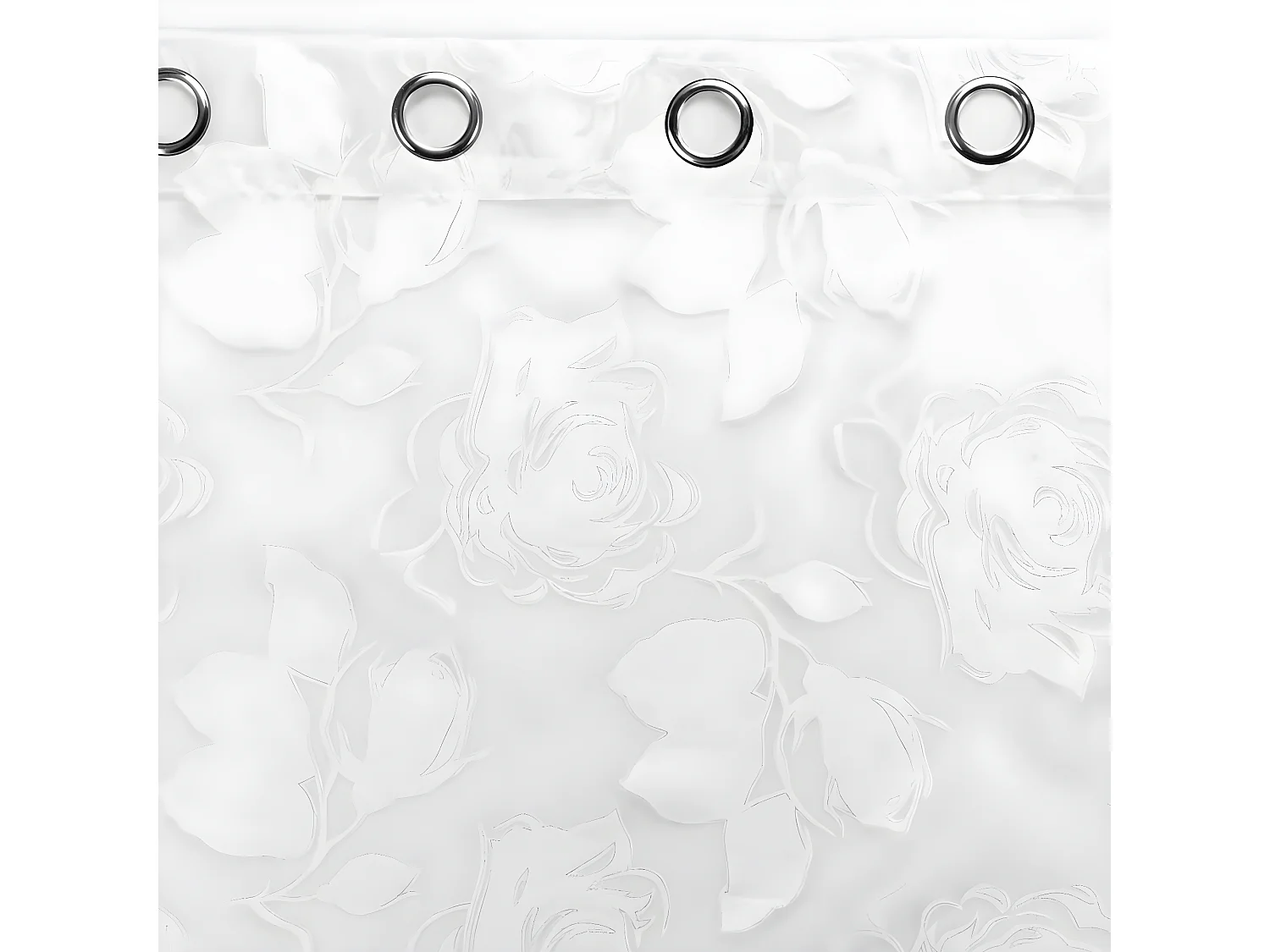 Rideau Voilage à Œillets "Florinella" 140x240cm Blanc