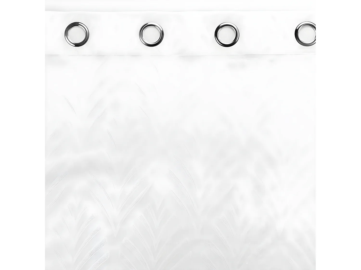 Rideau Voilage à Œillets "Poesia" 140x280cm Blanc