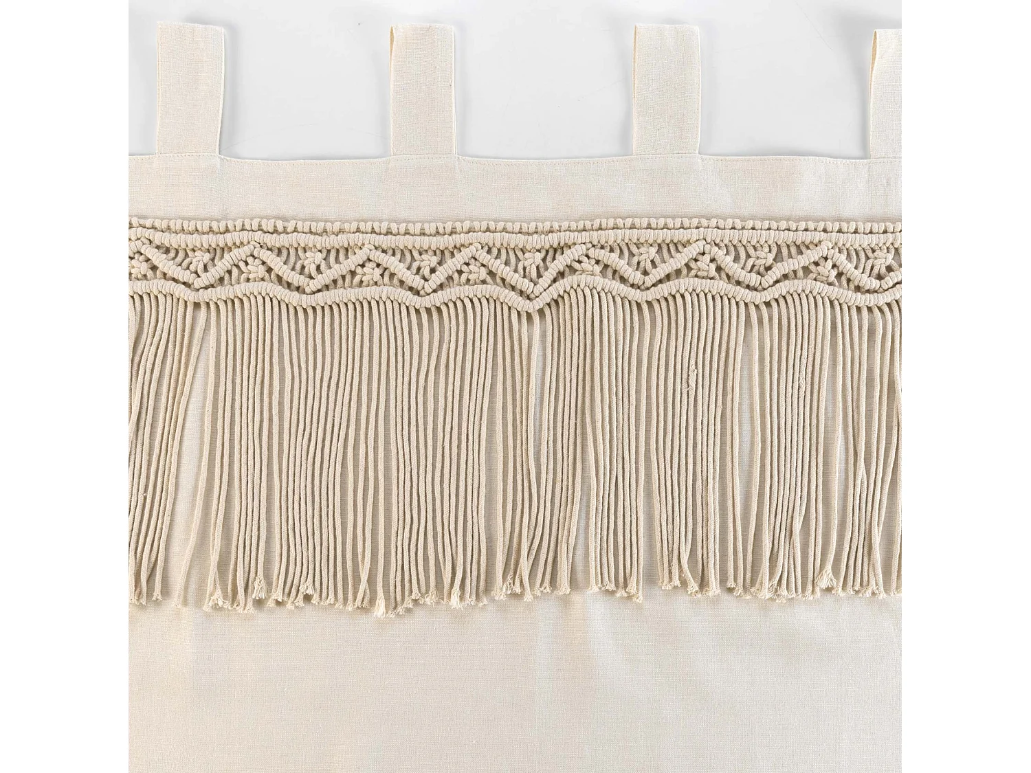 Rideau à Passants "Samaya" 140x240cm Naturel