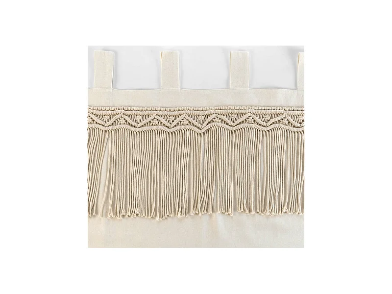 Rideau à Passants "Samaya" 140x240cm Naturel