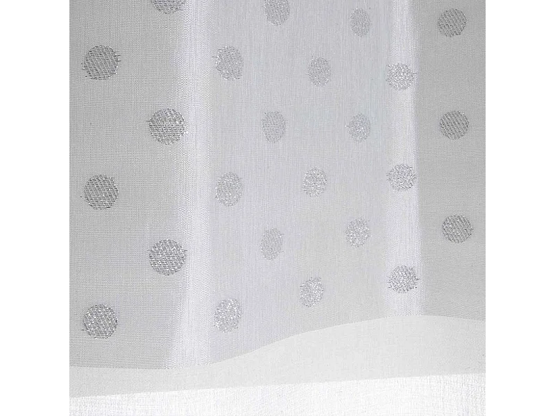 Rideau Voilage à Œillets "Minnie" 140x240cm Gris