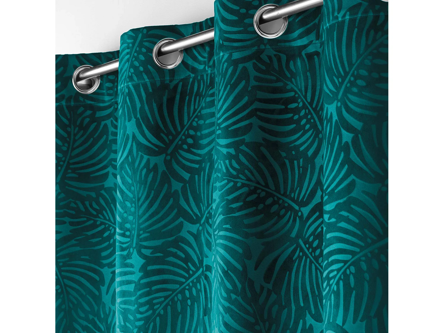 Cortina opaca de terciopelo en relieve 140 x 240 cm