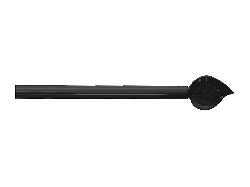 Tringle Déco Extensible "Folia" 60-80cm Noir