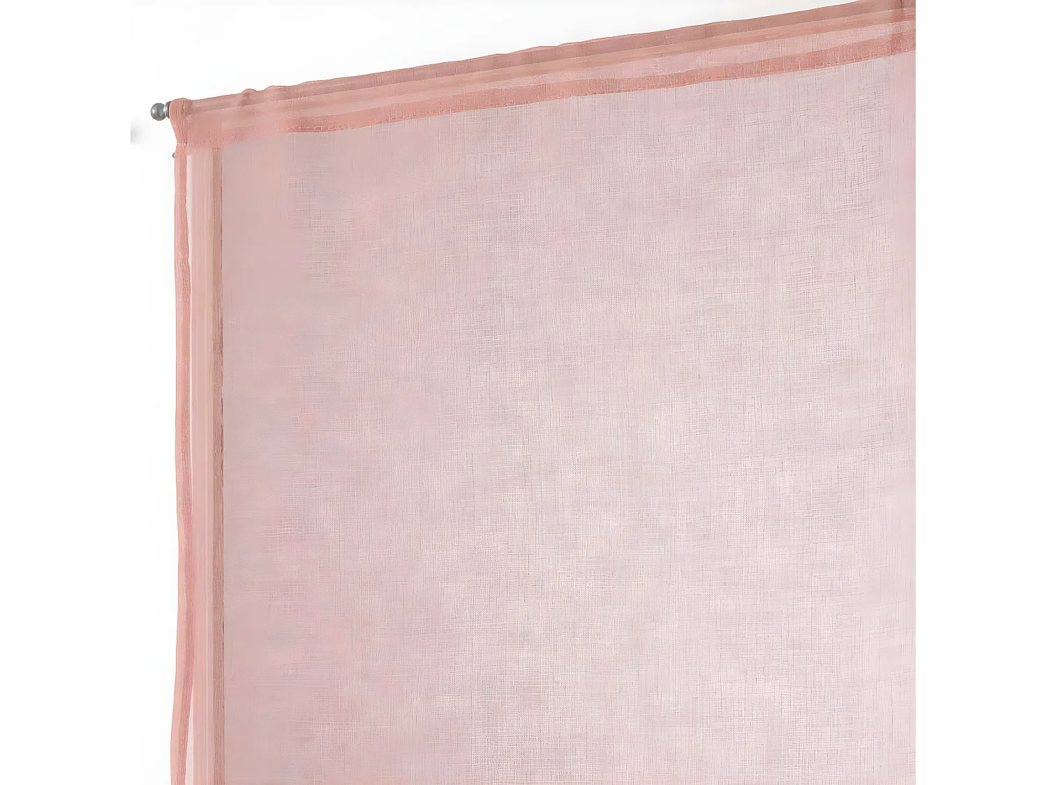 Paire de Voilages "Sandra" 60x90cm Rose