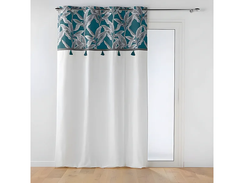 Rideau à Œillets "Isibelle" 140x240cm Bleu