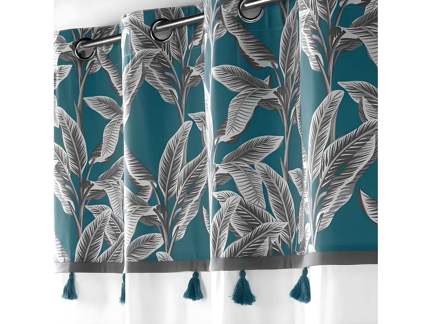 Rideau à Œillets "Isibelle" 140x240cm Bleu