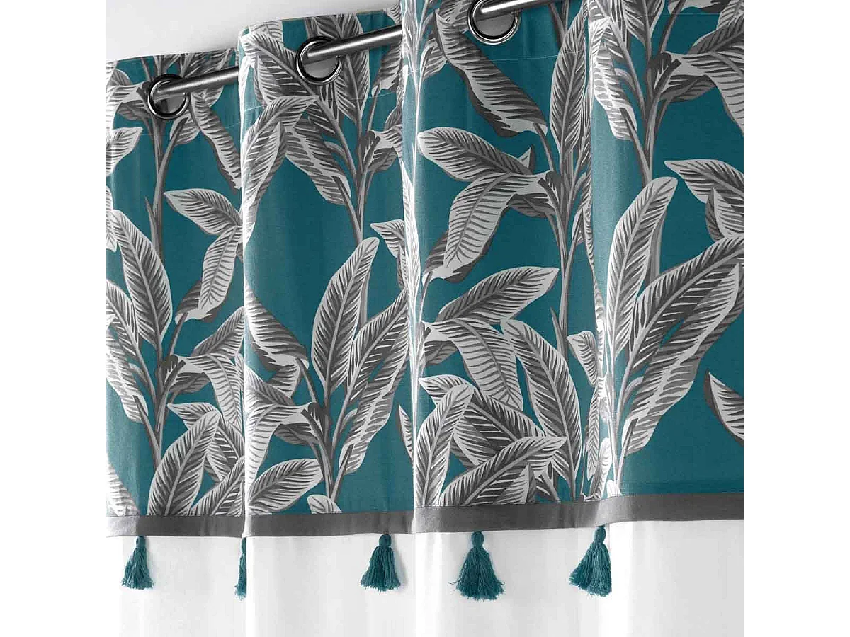 Rideau à Œillets "Isibelle" 140x240cm Bleu